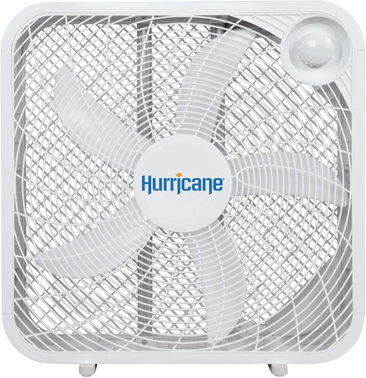 Hurricane Classic Floor Box Fan with 3 Speed Settings, Black - 20in
