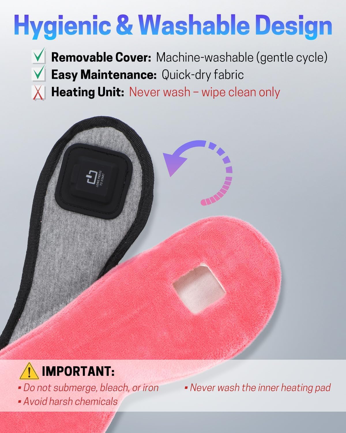 Heated Eye Mask for Dry Eyes, Stye Relief and Improved Sleep - Cordless Rechargeable Warm Compress with Graphene Heating, 3 Temp Settings, Auto Shut-Off, Washable Sleep Mask for Travel