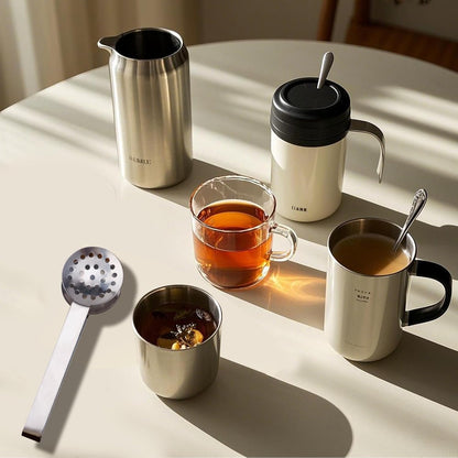 2pcs Tea Bag Squeezer Tongs, Stainless Steel Teabag Clip Holder Strainer Dispenser Gripper Picker Spoon Accessories for Tea Drinkers Gifts(Silver, Gold)