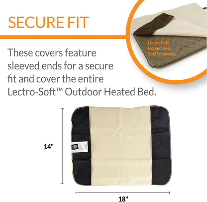 K&H Heated Pad Cover, Lectro-Soft Small Outdoor Dog Bed Replacement Cover