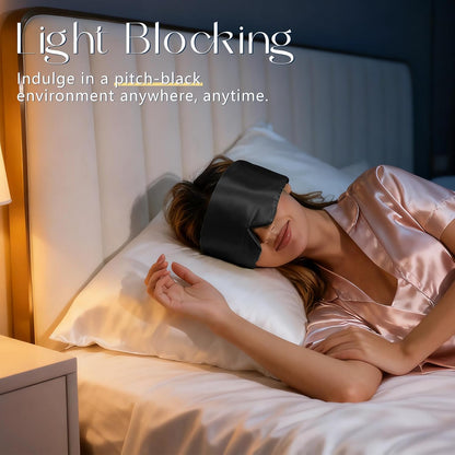 ZIMASILK 22 Momme 100% Mulberry Silk Sleep Mask - Full Silk Filled