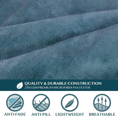 PAVILIA Blanket with Sleeves for Adult Women Men, Soft Warm Wearable Blanket Fleece Wrap Throw, Robe Blanket Gift