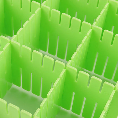 ZOENHOU 60 PCS DIY Drawer Divider Organizers, Pink Grid Drawer Dividers, Adjustable Premium Plastic Organizers for Makeup Drawers Desktop Kitchen Drawer Organizers and Storage, 12.6 x 2.76 Inch