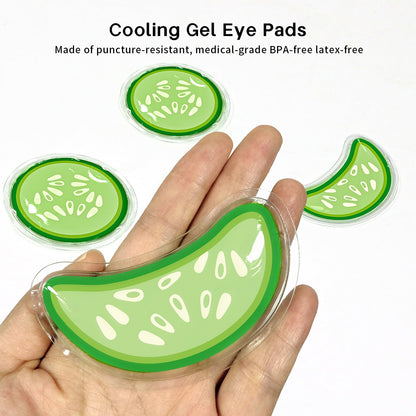 ZNÖCUETÖD Gel Ice Pack Reusable Cooling Eye Pads and Under Eye Patches