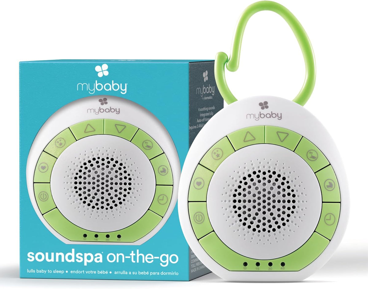 MyBaby Sound Machine, White Noise for Baby, Travel, Nursery and On The Go
