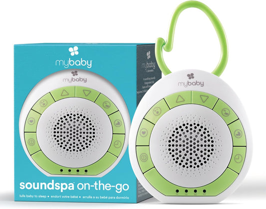 MyBaby Sound Machine, White Noise for Baby, Travel, Nursery and On The Go