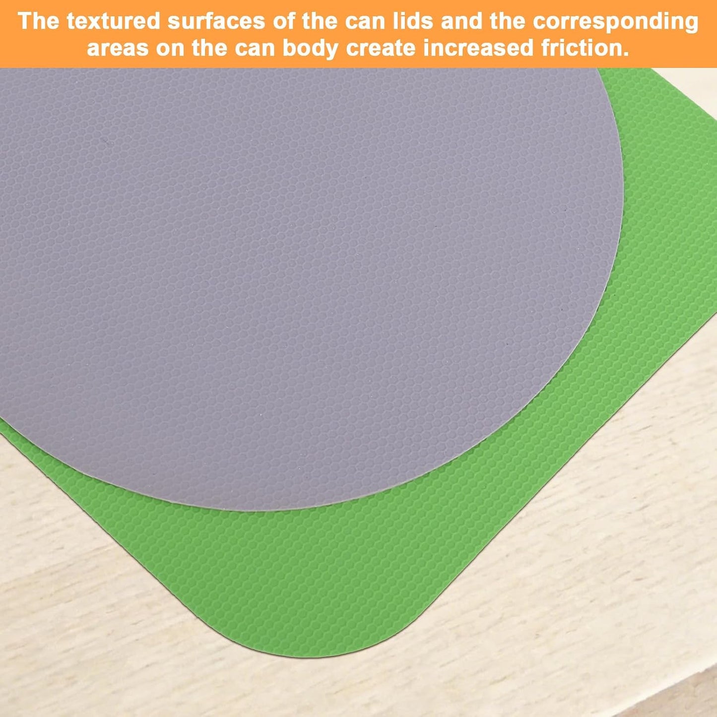 LUTER 4pcs Jar Opener Gripper Pad for Seniors with Weak Hands, Rubber | Multi-function Silicone Bottle Opener Lid Cap Rubber Gripper Pads Kitchen Coasters Gadgets, Light Blue, Green