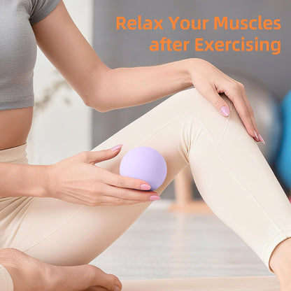 Massage Lacrosse Balls for Myofascial Release, Trigger Point Therapy | Foot Massage Ball to Relieve Plantar Fasciitis, Muscle Soreness