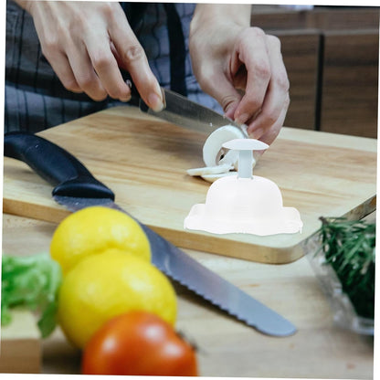 PRETYZOOM 2pcs Plastic Finger Protectors for Vegetable Shredding Kitchen Grater Hand Guards for Safe Slicing and Chopping Easy to Clean Resistant