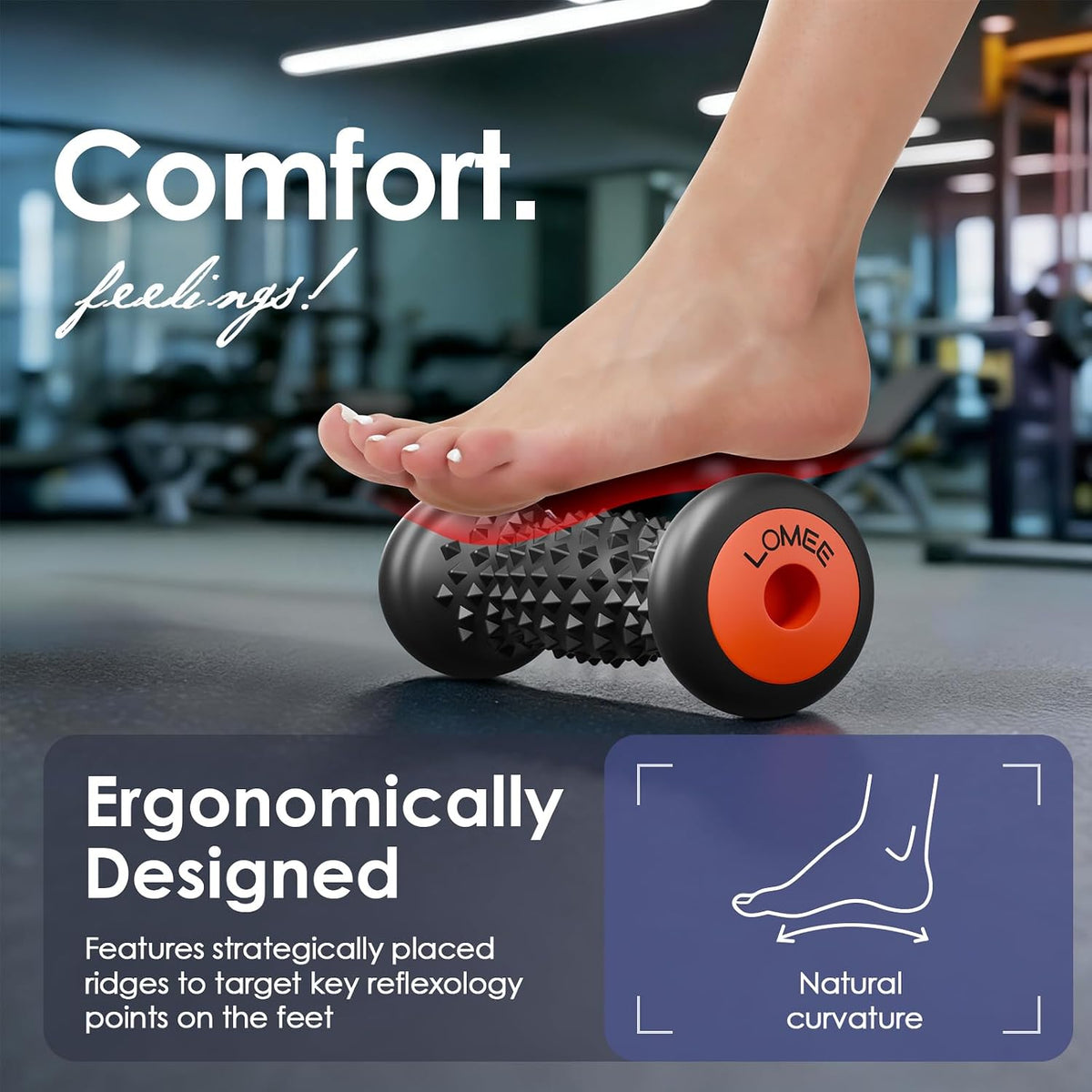 Foot Roller Massager for Plantar Fasciitis, Foot Arch and Heel Pain Relief