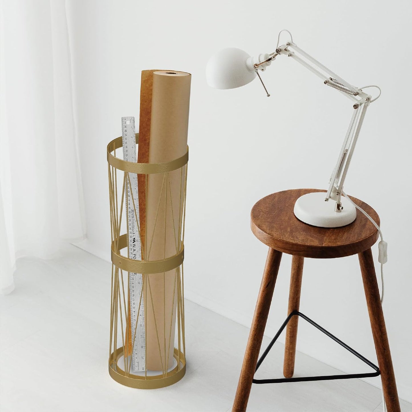 Mango Steam Pluvian Soakstone Umbrella Holder (Tall, Gold)