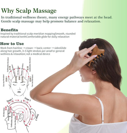 Wood Therapy Massage Tools – Wooden Manual Guasha Tool, Handheld Body & Scalp Massager, Trigger Point Scraper, Reflexology & Lymphatic Drainage Inspired Wooden Massage Tool for Face, Neck, Back & Legs