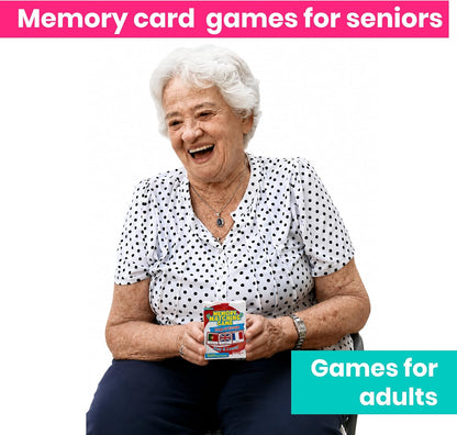 Menique Explore the World Memory Matching Game – Geography Game with 100 Photo Cards, 50 Countries, Flags & Landmarks – Travel Card Game with Educational Booklet, Ages 3+