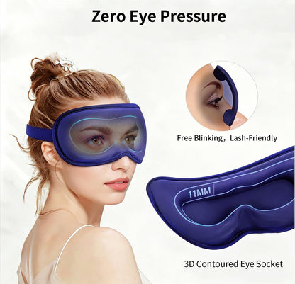 Sleep Mask for Side Sleeper Women Men,Blackout Eye Masks for Sleep
