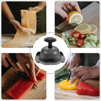 Potato Slicer Food Slicer Safety 2Pcs Plastic Food Safety Holder Potato Grater Slicing Finger Protector Vegetable Hand Finger Guards for Grating Slicing Onion Holder Mandoline