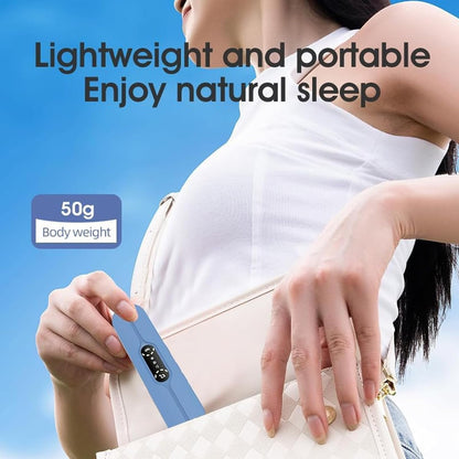 Mini Portable Wireless Under Pillow Speaker for Sleeping (Black) | USB Rechargeable | Bluetooth Connection | Timer Function | Built-in White Noise | TF Card | Travel
