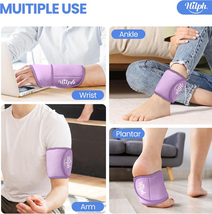 Hilph Wrist Ice Pack Wrap, Carpal Tunnel Relief Wrist Brace with Gel Pack