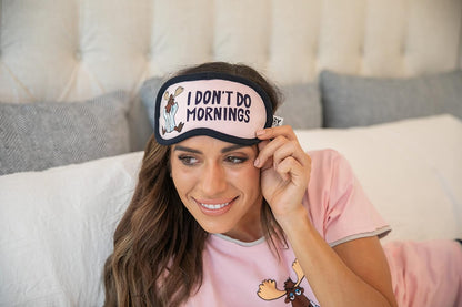 LazyOne Women's Cotton Face Mask for Sleep, Washable Sleeping Mask Stuck in Bed