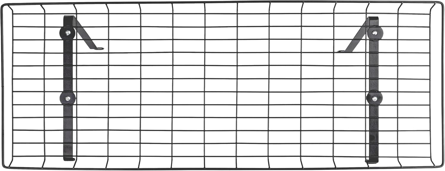 Household Essentials 05100 Rear Display Over-The-Washer Storage Shelf | Organize and Store Laundry Room Supplies | White