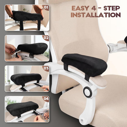 Chair Arm Pads for Office, Wheelchair and Gaming