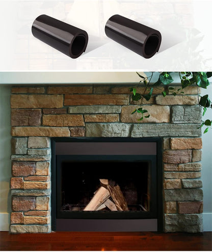 Fireplace Cover(36''L x 6''W) - Pack of 2 Magnetic Fireplace Covers Keep Drafts Out-Draft Stopper - Draft Blocker for Fireplace, Block Cold Air from Fireplace Vent 36''Lx6''W