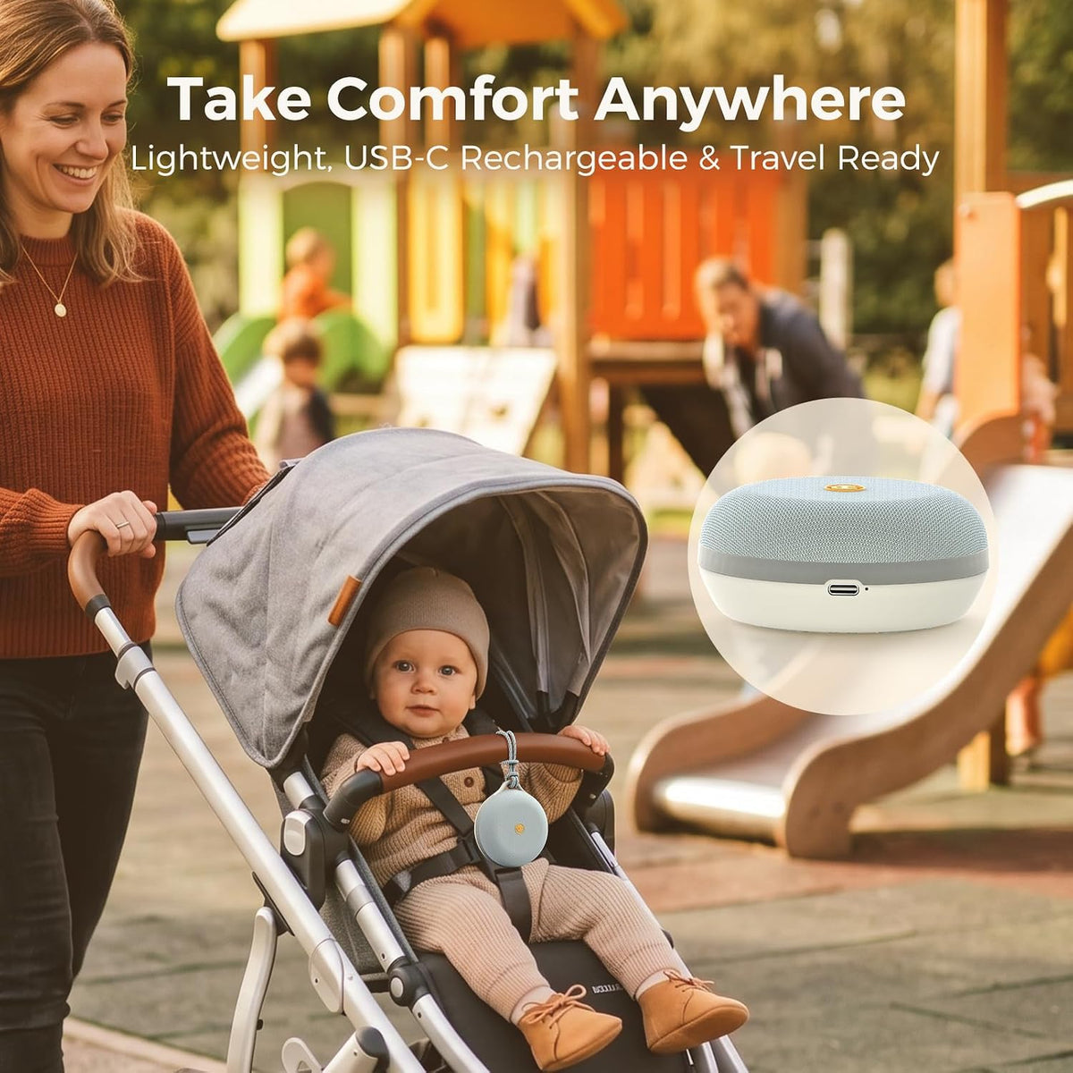 Gianna Portable Sound Machine for Baby Sleep