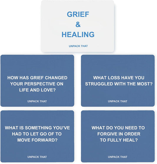 UNPACK THAT Self-Exploration Card Deck Personal Growth Cards - 100 Deep Questions for Self-Discovery, Mindfulness & Emotional Healing | Journal Prompt, for Her