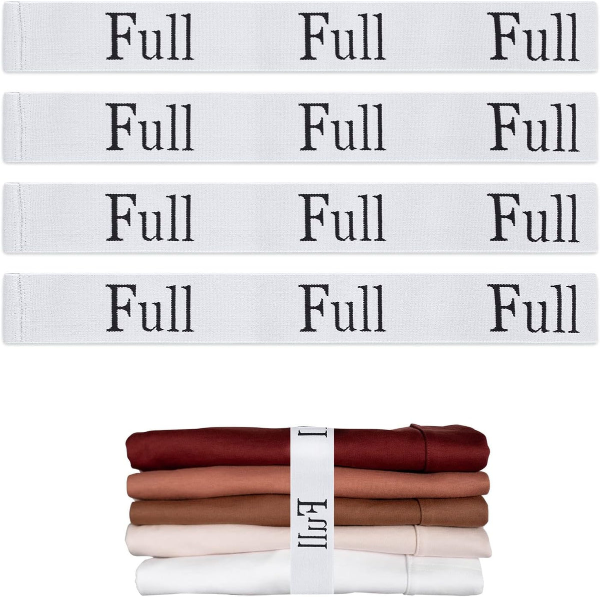 Adjustable Bed Sheet Straps Clips, Elastic Mattress Sheet Fasteners Holder and Suspenders, Grippers to Hold Sheet, Mattress, Sofa, Couch, Table Cloth, Ironing Board Cover, Black