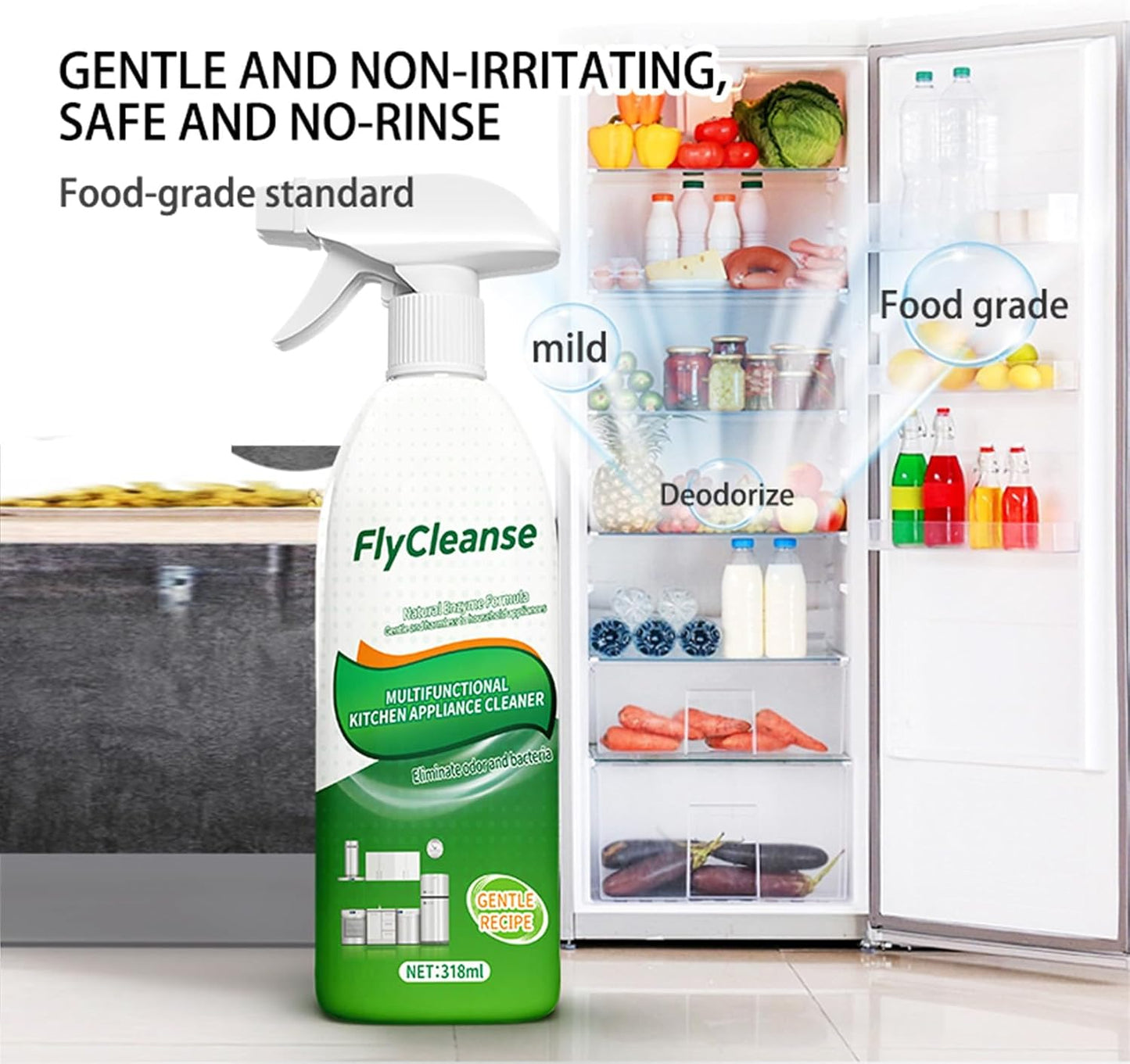 Oil stain remover, Cooktop Cleaner,grease remover, kitchencleaner, range hood cleaner, heavy-duty oil stain remover