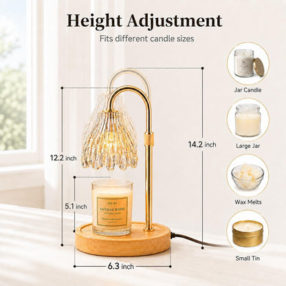 Modern Candle Warmer Lamp with Timer,Lamp Candle Warmer for Jar Candles