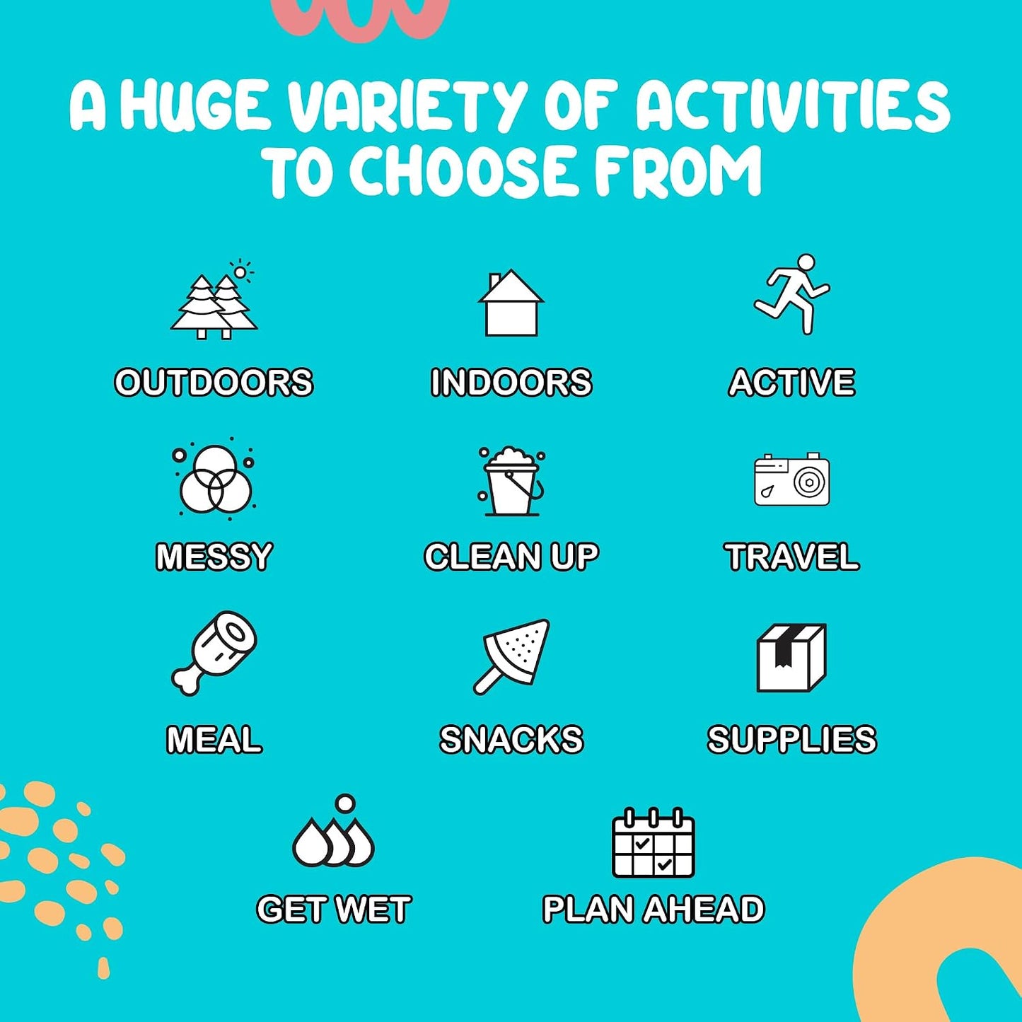 Top 50 Family Activities - 50 Fun Scratch Off Adventures and Games for Deep Bonding - Fun for Kids and Adults - Gifts for Family - Perfect for Together Time, Day & Night