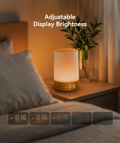 Dreamegg Sunrise Alarm Clock, Sound Machine with Alarm Clock &Wake Up Light | Dimmable Night Light, 29 Soothing Sounds, Sound Machine for Sleep, White Noise Machine for Bedroom Heavy Sleepers Adult Kids