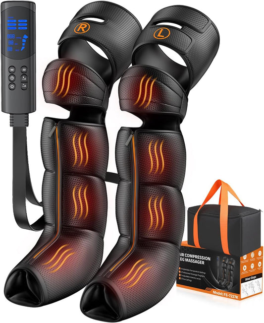Leg Compression Massager for Circulation and Pain Relief, Fit 5'5"-5'11"