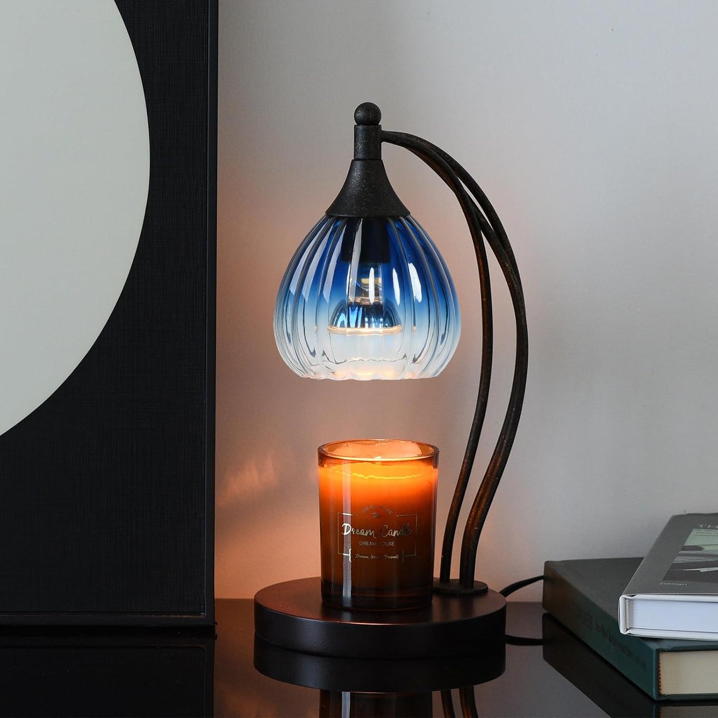 Candle Warmer Lamp with Timer and Dimmer - Electric Melter for Scented Jar Candles - Housewarming, New Home Decor