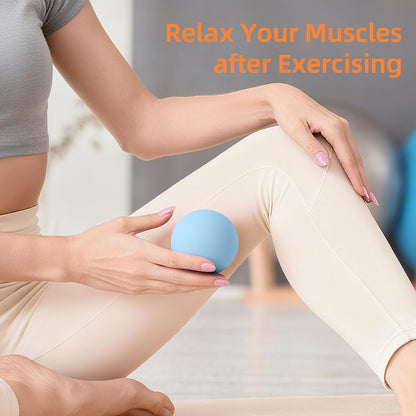 Massage Lacrosse Balls for Myofascial Release, Trigger Point Therapy | Foot Massage Ball to Relieve Plantar Fasciitis, Muscle Soreness