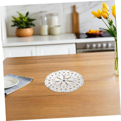 Adjustable Anti-overflow Lid Stainless Steel Spill Stopper Cover with Expandable Strainer for Kitchen Pots and Pans Boil-over Prevention