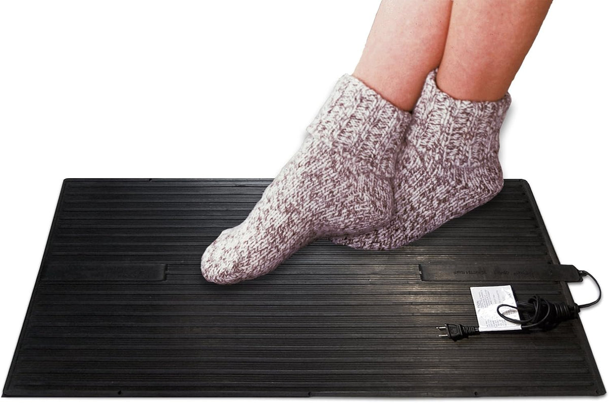 Cozy Products Electric Foot Warmer Under Desk Office Heat Mat, 120 Watts