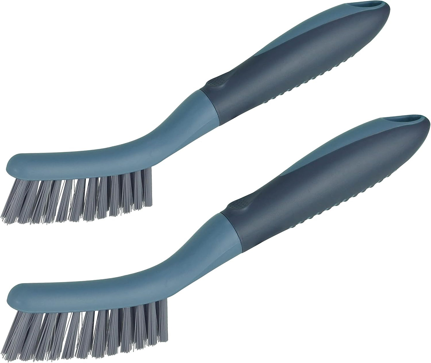 2 Pack Grout Scrub Brush with Stiff Bristles | Small Cleaning Brush for Kitchen, Bathroom, Tile Floors, Gaps, Crevices and Window Tracks with Durable Scrubbing Bristles