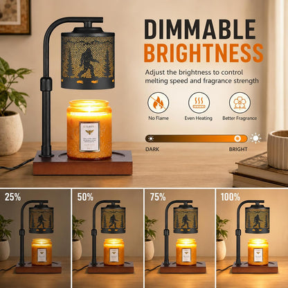 Candle Warmer Lamp Adjustable Height Dimmable for Jar Candles Hummingbird