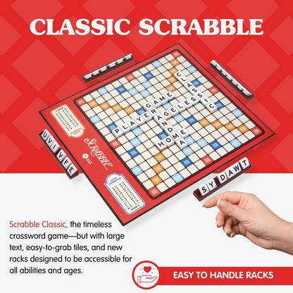 Ageless Games Taboo Charades - Classic Word Guessing & Charades Game for Older Adults - Big Easy to Read Cards for Low Vision - 80 Customizable Word Guess Cards - Fun Family Card Game for Ages 13-103