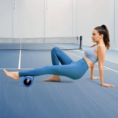 Krightlink Foam Roller High Density 13" Patented Exercise Roller for Deep Tissue Muscle Massage, Muscle Massage and Myofascial Trigger Point Release, Relieves Muscle Pain, Improves Mobility (Orange)