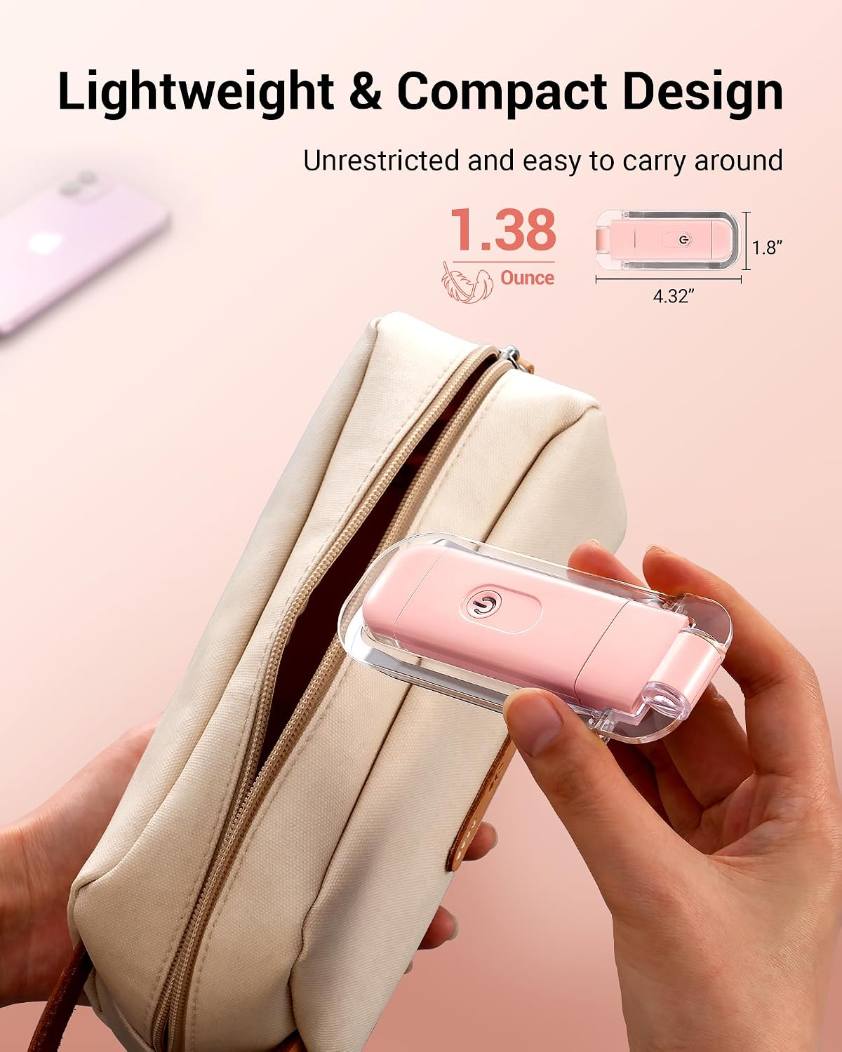 DEWENWILS USB Rechargeable Book Reading Light, 3000K Warm White, Brightness Adjustable Clip on LED Bookmark Lamp at Night in Bed, Portable Booklight for Bookworms, Kids