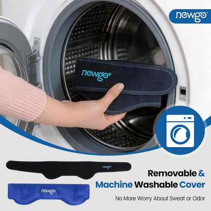 NEWGO Headache Ice Pack Head Wrap for Migraines, FSA Eligible | Reusable Head Ice Wrap, Removable Machine Washable, Soothes Tension Headaches, Sinus Pain, Chemo Discomfort, and Hot Flash