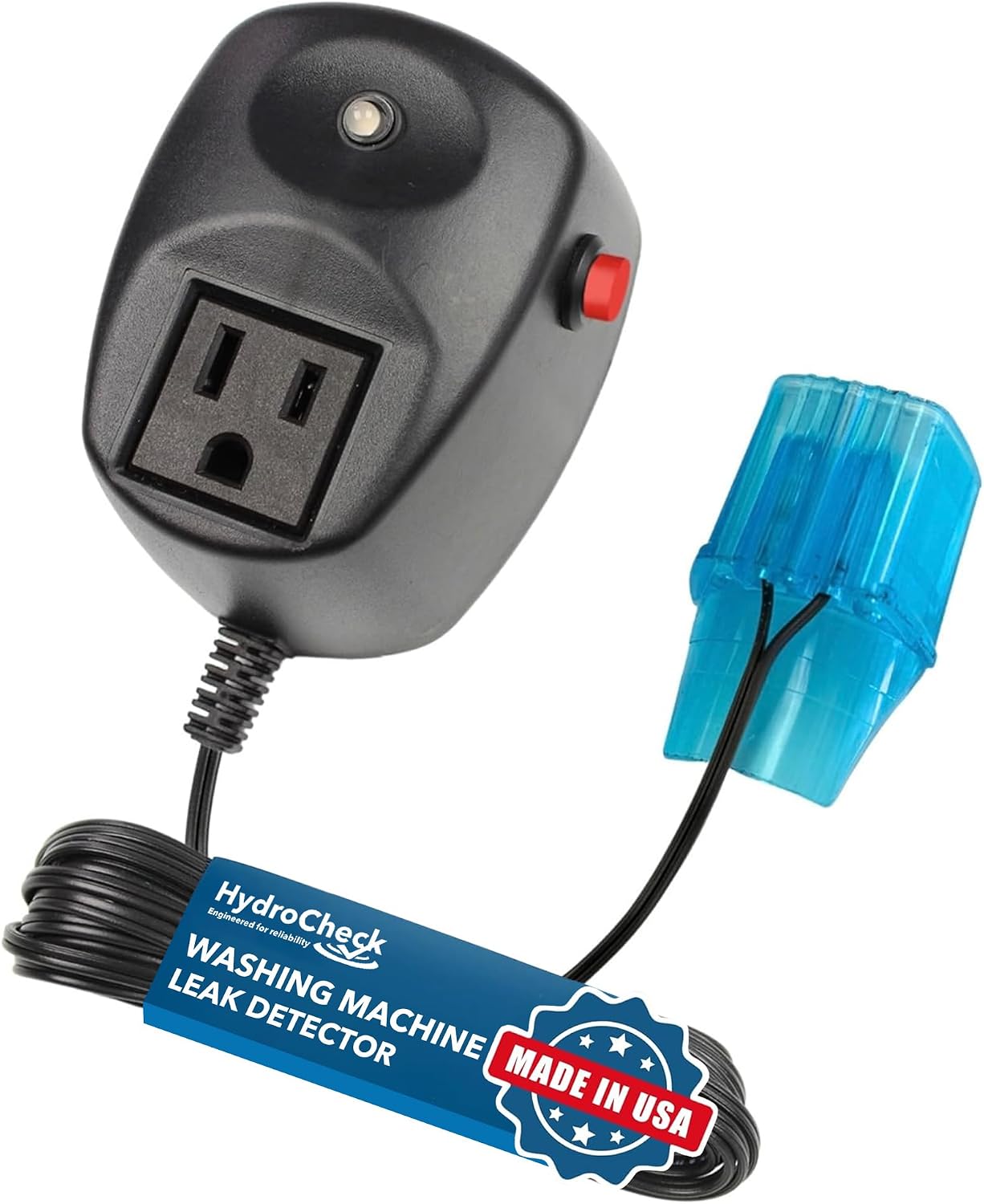Water Sensor Alarm, Smart Water Leak Detector for Home & Basements | Made in THE USA | Automatic Flood Detectors and Water Alarm, Pure Water Capable (WaterWatcher)