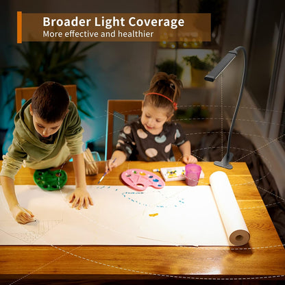 iZELL Book Light, LED Reading Light Clip On [3 Color Modes & 10 Brightness Levels] Flexible Gooseneck Book Lamp for Kids Reading in Bed at Night, Clip to Bedside Table, Headboard or Dorm