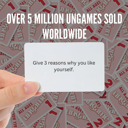Pocket UNGAME - Seniors Edition - Non-Competitive Card Game for Seniors to Discuss, Share Values & self Express - Take a Walk Down Memory Lane - Age 55+