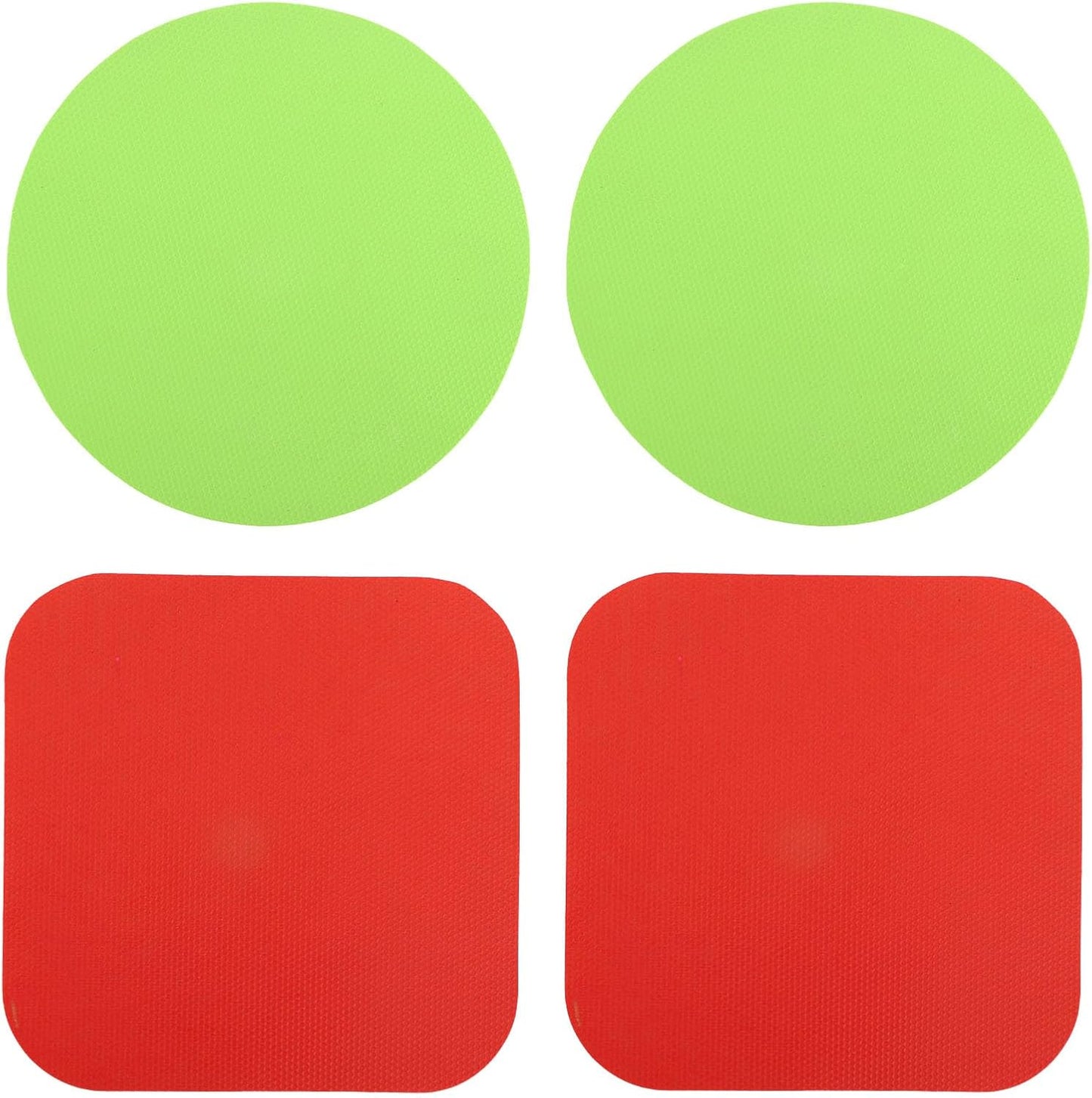 LUTER 4pcs Jar Opener Gripper Pad for Seniors with Weak Hands, Rubber | Multi-function Silicone Bottle Opener Lid Cap Rubber Gripper Pads Kitchen Coasters Gadgets, Light Blue, Green