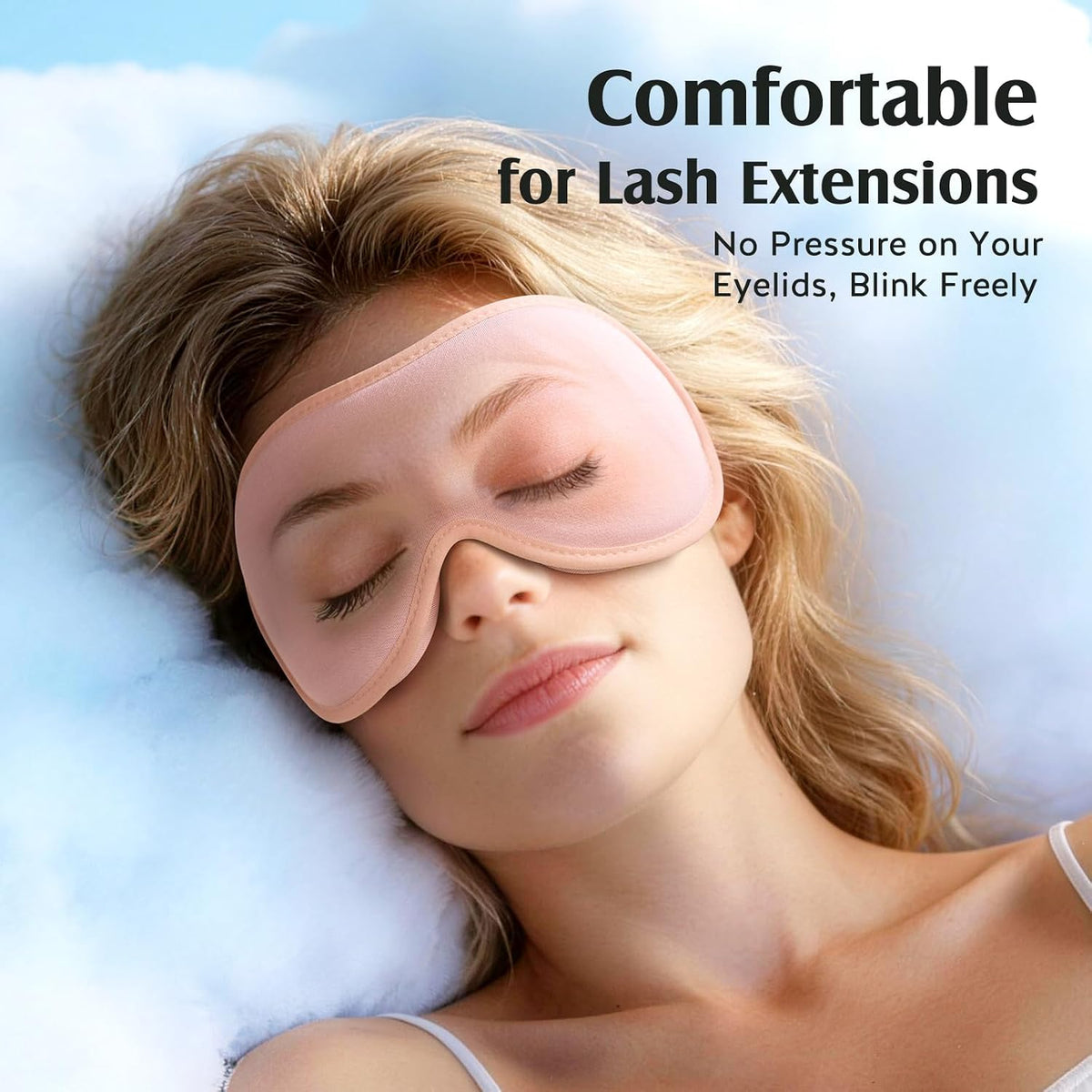 YFONG Sleep Mask for Women Lash Extension 3D PRO Eye Mask for Sleeping