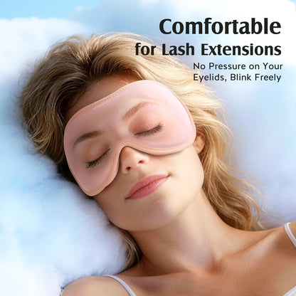 YFONG Sleep Mask for Women Lash Extension 3D PRO Eye Mask for Sleeping