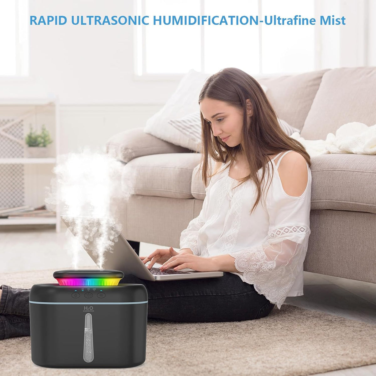 SZO Plant Humidifier Indoor, 2.5L Humidifiers for Bedroom